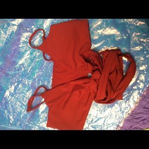 2 PIECE RED FASHION NOVA SET